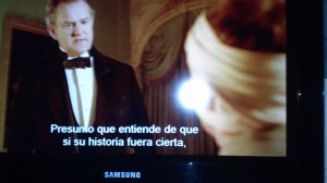 Dequeísmo - Ejemplo Downton Abbey